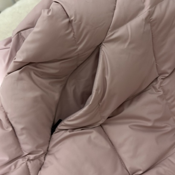 Columbia I Icy Heights Pink Mid Length Down Parka Size L - Picture 9 of 11